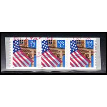 Used 2915A 32c U.S. Flag Over Porch Very Fine PNC 77777A/3 10x10 P/UL PA3605