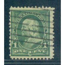 Used 279 1c Benjamin Franklin Barely Clears M04409