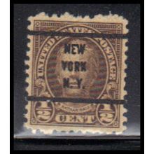 Used 653 1/2c Nathan Hale Almost Very Fine PreCnx KA8354