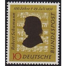 GERMANY BUND [1956] MiNr 0234 ( **/mnh ) Musik