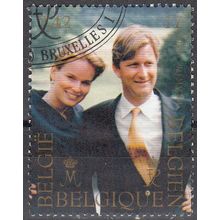 Belgique 1999 Michel 2907 O Cote (2008) 0.50 € Le mariage princier Cachet rond