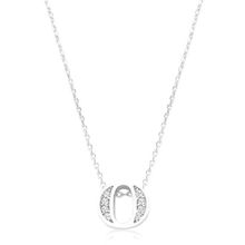 Pave Initial O Pendant