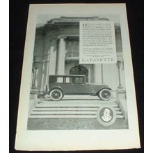 1923 Lafayette Car Ad, Superb Power!!