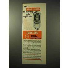 1950 Tung-Sol 5881 Beam Power Amplifier Ad - Reliability