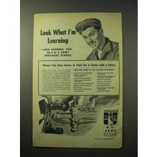 1950 U.S. Army Ad - Look What I'm Learning