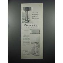 1953 Stiffel Modern Lamps No. 9604 and No. 2978 Ad