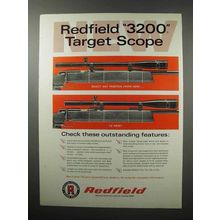 1968 Redfield 3200 Target Scopes Ad - Outstanding