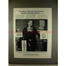 1980 Fortunoff Jewelry Ad w/ Lauren Bacall - Brilliant!