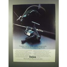 1982 Daiwa Procaster Graphite Reels Ad - Newest Thing