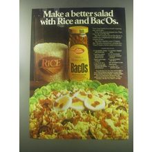 1980 Betty Crocker Bac*Os Advertisement - recipe for Golden rice salad