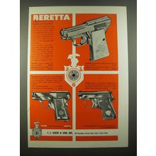 1955 Beretta Bantam Chrome, Bantam and Jetfire Pistols Advertisement
