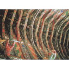 Huntingfield Church Roof at Wickham Market Suffolk Postcard