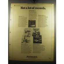 1974 RSO Records Ad - Jack Bruce Out of the Storm; Arthur Lee Reel to Real