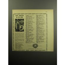 1957 Chipp Fashion Advertisement - Chipp Travelers on the Road
