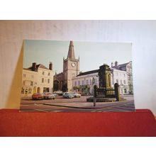 MARKET PLACE, CENOTAPH & CHURCH, CHIPPENHAM, WILTSHIRE unused postcard =