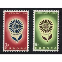 Luxembourg Flower Europa 2v 1964 MNH SG#744-745 MI#697-698