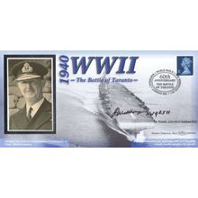 John Wellham Swordfish Pilot WW2 Battle Of Taranto Hand Signed Benham FDC
