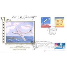 Colonel John Misterley USFA B-29 WW2 Pilot Japan Victory Day Hand Signed FDC