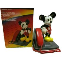 Vintage 1990's MICKEY MOUSE Corded Land Line Touch Tone Telephone AT & T Design