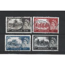 GB.1959 Castles set of 4.Fine Used.Jul25