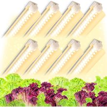 Kihung (Pack of 8) LED Grow Lights, 4FT T8 Grow Lights, 336W(8×42W) Full Spectru