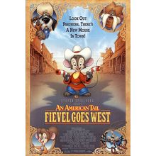 1991’s AN AMERICAN TAIL: FIEVEL GOES WEST original rolled 27x41 O/S poster