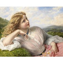 Sophie_Anderson_The_song_of_the_lark Poster Canvas Movie Film Print A0 A1 A2 A3