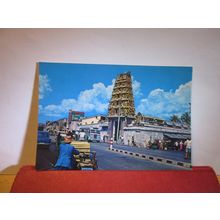 INDIAN TEMPLE, SOUTH BRIDGE ROAD, SINGAPORE unused postcard =