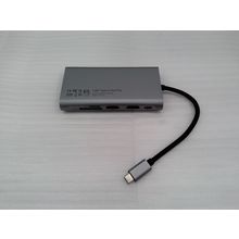 UtechSmart Quadruple Display USB-C Hub Pro Docking Station UCN3270 Dark Gray