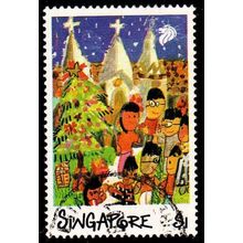 SINGAPUR SINGAPORE [1989] MiNr 0586 ( O/used ) [La] Weihnachten