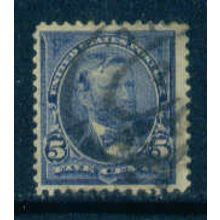 Used 281 5c Ulysses S. Grant Fine M04724