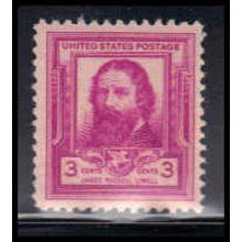 866 3c James Lowell Fine MNH KA2777