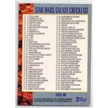 STAR WARS ' GALAXY series 1 ' card # 140 (1993)