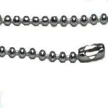 Stainless Steel 18 Inch 2mm Ball Link Neck Chain Necklace
