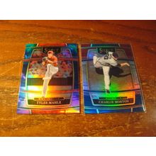 2022 Panini Select, Red/Blue Prizms, 2-Cards, MORTON/MAHLE