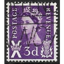 1958-67 Scotland Definitive - SG S1 3d Queen Elizabeth C5