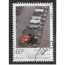 AUS 2011 60c 'PREMIERS FLOOD APPEAL - (LINE PERF EX M/S) FINE USED (EBID80-635)