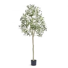 Artificial Olive Tree, 5 FT Tall Faux Plant, Secure PE Material & Anti-Tip T...