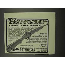 1967 Erma M22 Carbine Ad - Famous Factory West Germany