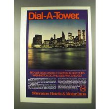 1972 Sheraton Hotels & Motor Inns Ad - Dial-A-Tower