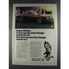 1980 Buick Riviera Ad - Isn't Exactly Average