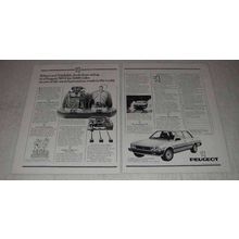 1981 Peugeot 505S Car Ad - Horrendous Roads