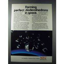 1981 NEC Computers and Communications Ad - In Space