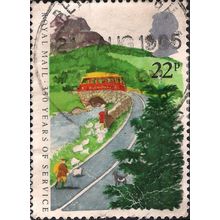 GB, Rural Post Service, green 1985, 22p, #2