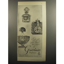 1952 Guerlain Advertisement - L'Heure Bleue, vol de nuit and Shalimar Perfume