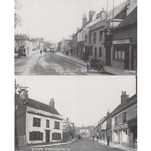 The White Hart Cricket Pub High Street Hornchurch 2x Postcard s