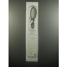 1920 Hughes Ideal Hair Brush Ad - Takes out tangles so easily