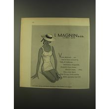1956 I. Magnin & Co. Cole of California Swimsuit Advertisement