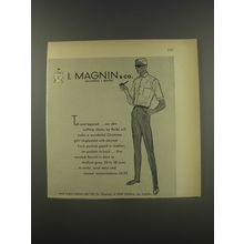 1956 I. Magnin & Co. Rudd Slacks Advertisement - Tall and Tapered