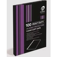 Olympic A4 Heavy Duty Sheet Protectors 141764 .. 100 Pack FREE POST